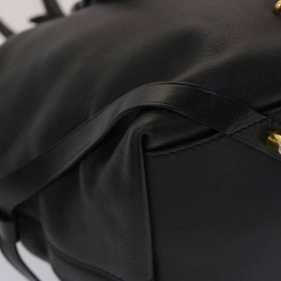 BURBERRY Shoulder Bag Leather Black Auth bs6525 - Picture 15 of 16